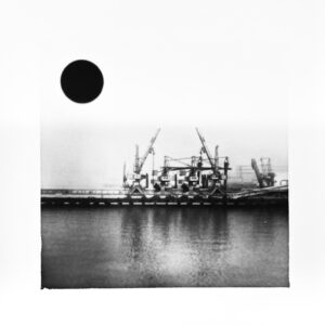 Experimental Darkroom Print -- Bad Moon