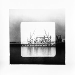 Experimental Darkroom Print -- Harbour Window